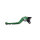 LSL Brake lever Classic R33, green/silver, long