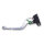 LSL Brake lever Classic R33, silver/green, long