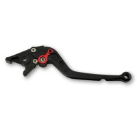 LSL Brake lever Classic R33, black/red, long