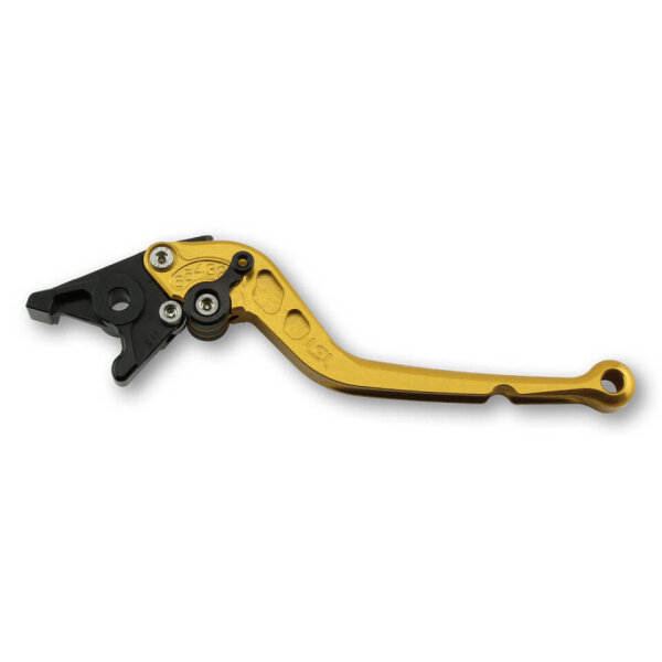 LSL Brake lever Classic R34R, gold/black, long