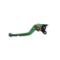 LSL Brake lever Classic R34R, green/red, long