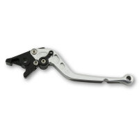 LSL Brake lever Classic R34R, silver/black, long