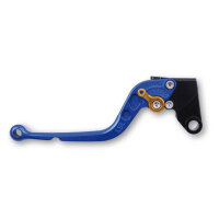 LSL Brake lever Classic R35R, blue/gold, long