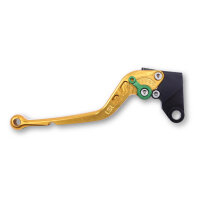 LSL Brake lever Classic R35R, gold/green, long