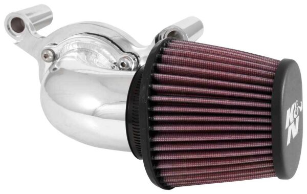 K&N Performance Intake System 63-1131P Harley Davidson Touring 96, 103 08-15 BRIGHT