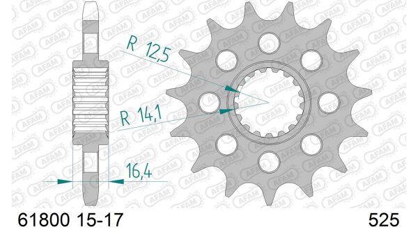 DC AFAM Ritzel 525 - 16Z 61800-16