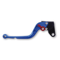 LSL Brake lever Classic R36, blue/red, long