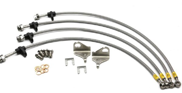 HEL Stahlflex Bremsleitung Transp. Triumph Bonneville T100 (986MF) (2007-2010) Hinterrad - 1-tlg., (HR) wie Orig.