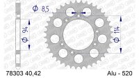 DC AFAM Alu-Kettenrad 520 - 42Z (Silber) 78303-42 | ID 94...