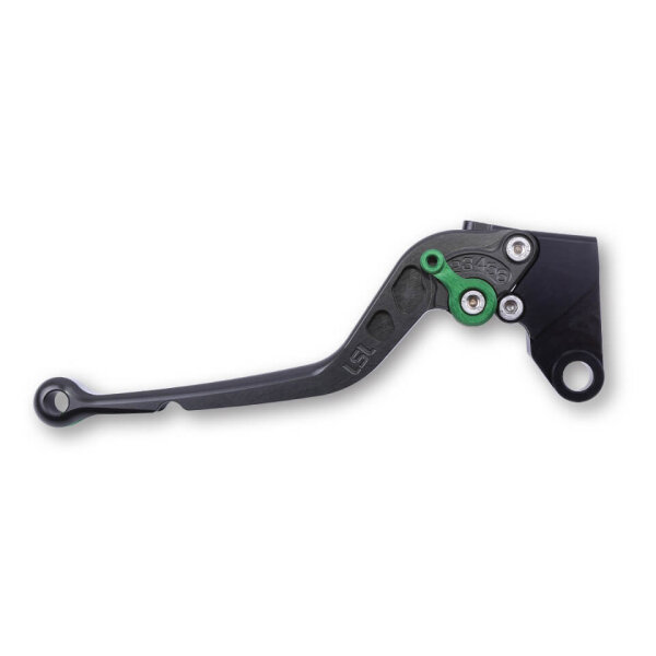 LSL Brake lever Classic R38R, anthracite/green, long