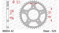 DC AFAM Stahl-Kettenrad 525 - 42Z (Schwarz) 86604-42| ID...