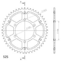 Supersprox Stealth-Kettenrad 525 - 50Z (blau)...