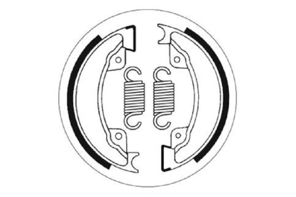 SBS Bremsbacke 2077 Maße: 130 x 25