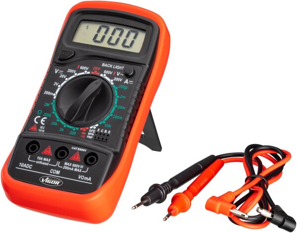 Vigor Digital Multimeter zur Ruhestromprüfung