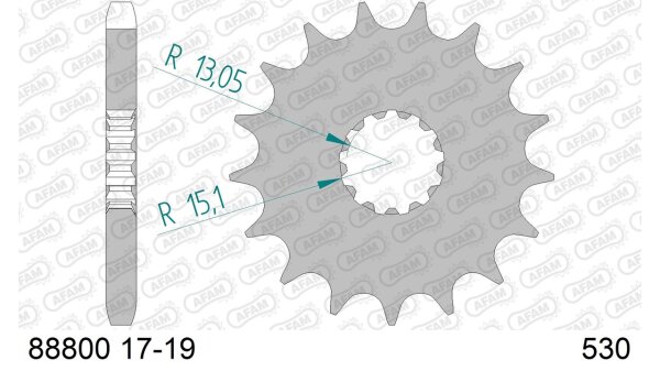 DC AFAM Ritzel 530 - 18Z 88800-18