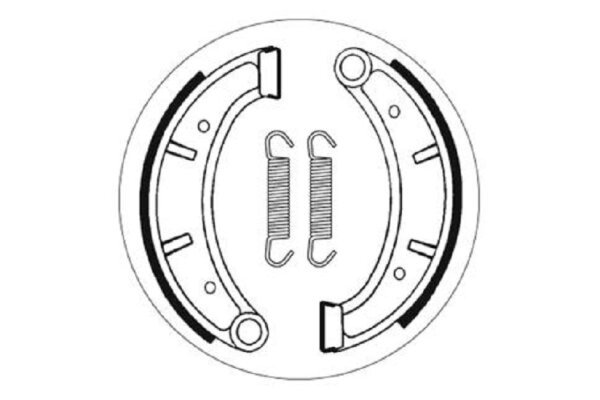 SBS Bremsbacke 2118 Maße: 160 x 25