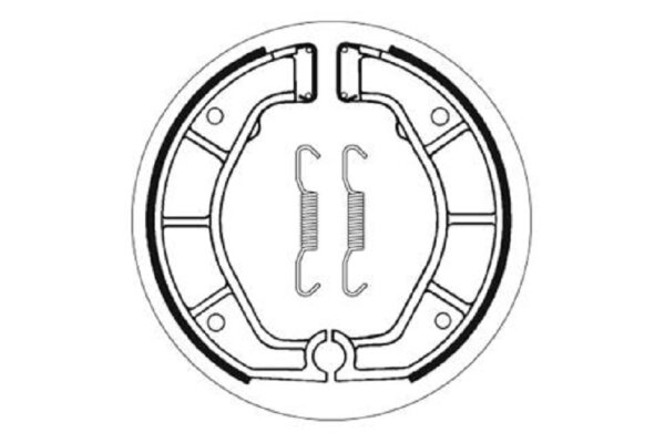 SBS Bremsbacke 2143 Maße: 200 x 27