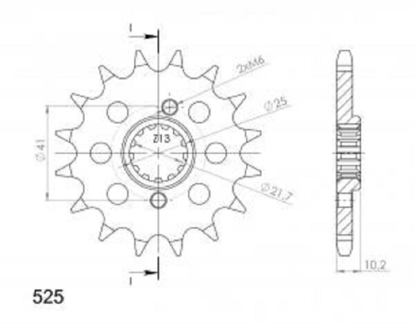 Supersprox Ritzel 525 - 15Z CST-310:15