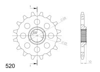 Supersprox Ritzel 520 - 16Z CST-402:16|feinverzahnt 22,0/24,0