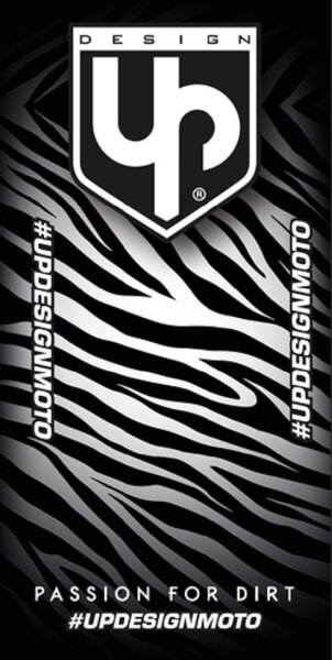 UP Design Werkstattmatte Zebra 100 x 200 cm schwarz / weiß