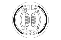 SBS Bremsbacke 2041 Maße: 130 x 25