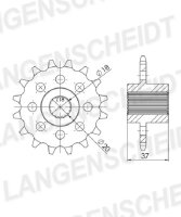 Supersprox Ritzel 520 - 17Z CST-703:17|feinverzahnt...