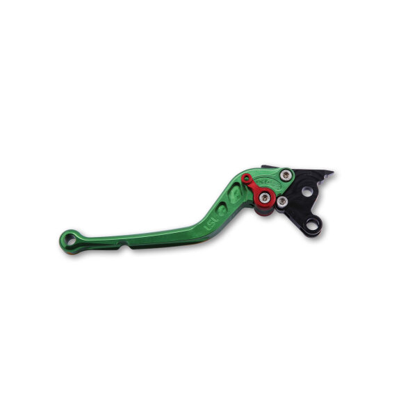 LSL Brake lever Classic R39R, green/red, long