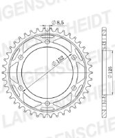 Supersprox Stealth-Kettenrad 520 - 50Z (rot)...