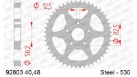 DC AFAM Stahl-Kettenrad 530 - 48Z (Silber) 92803-48| ID...