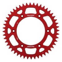 Supersprox Alu-Kettenrad 520 - 48Z (rot) RAL-8000:48-RED|ID 125,0 LK 152,0 6-Loch