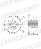 Supersprox Ritzel 428 - 19Z CST-1596:19|feinverzahnt...