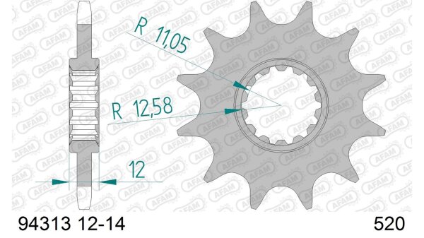 DC AFAM Ritzel 520 - 13Z 94313-13