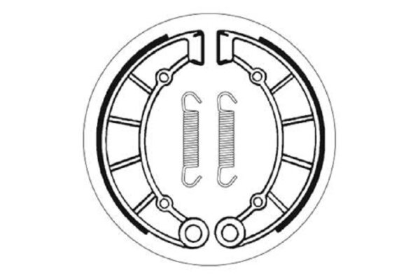 SBS Bremsbacke 2091 Maße: 200 x 35