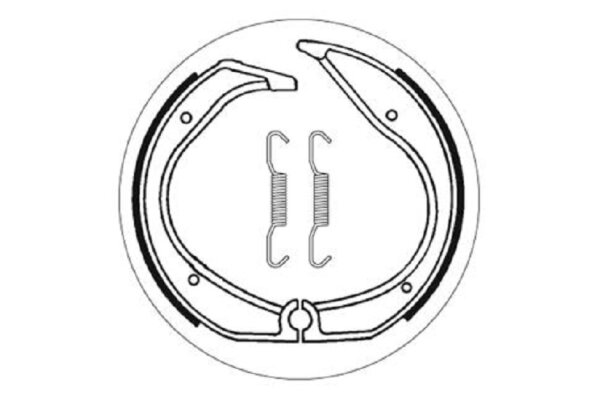 SBS Bremsbacke 2140 Maße: 200 x 25