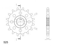 Supersprox Ritzel 525 - 16Z CST-301:16|feinverzahnt...