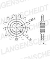 Supersprox Ritzel 520 - 11Z CST-255:11|feinverzahnt...