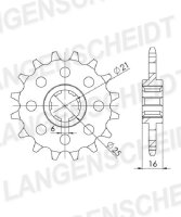 Supersprox Ritzel 520 - 14Z CST-1044:14|grobverzahnt...