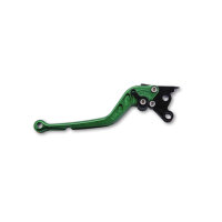 LSL Brake lever Classic R43R, green/black, long