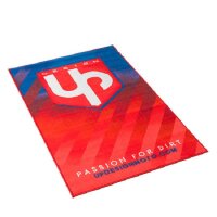 UP Design Werkstattmatte Design, 100 x 160 cm blau / rot