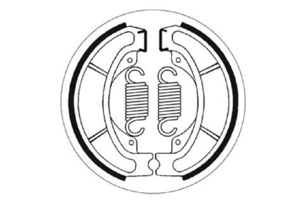 SBS Bremsbacke 2082 Maße: 130 x 25