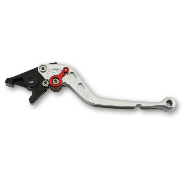 LSL Brake lever R72, silver/red