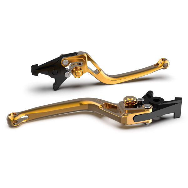 LSL Clutch lever BOW L02R, gold/gold