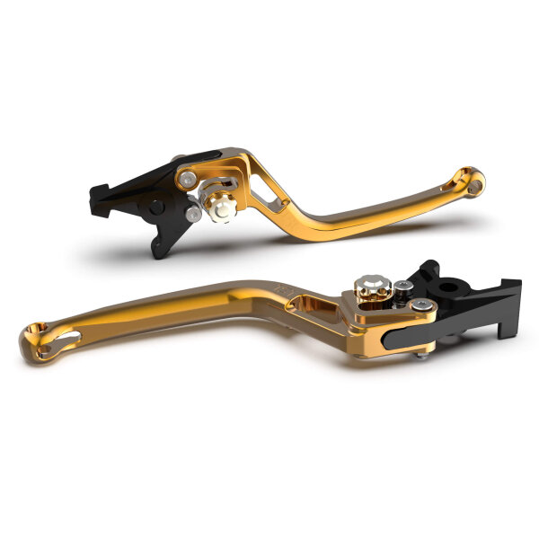 LSL Clutch lever BOW L02R, gold/silver