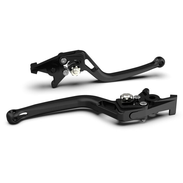 LSL Clutch lever BOW L02R,black pearl blasted/silver