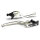 LSL Clutch lever BOW L02R, silver/silver