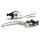 LSL Clutch lever BOW L02R, silver/black