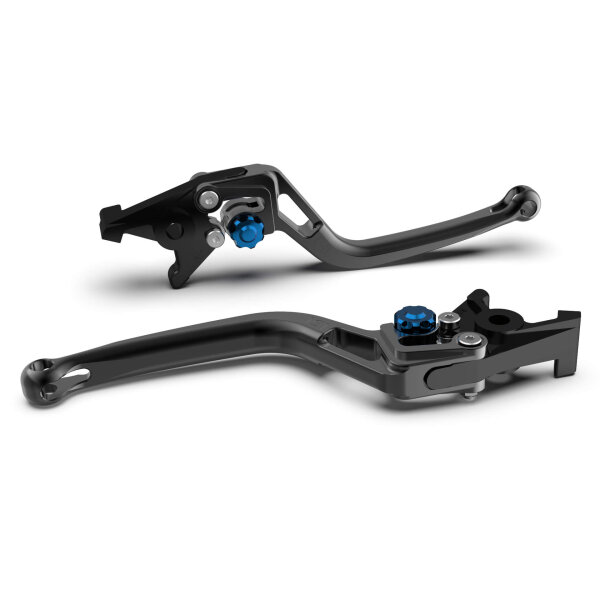 LSL Clutch lever BOW L02R, black/blue