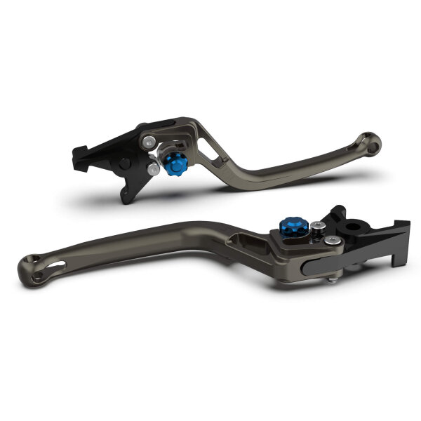 LSL Clutch lever BOW L03, anthracite/blue