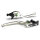 LSL Clutch lever BOW L03, silver/green