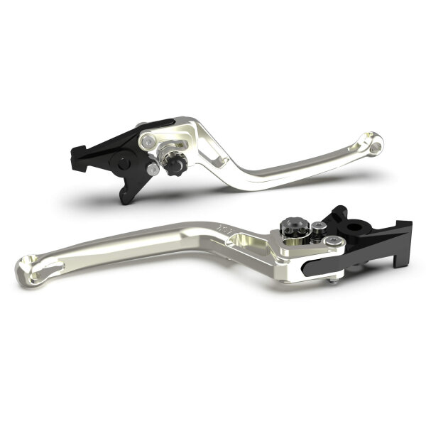 LSL Clutch lever BOW L15, silver/black